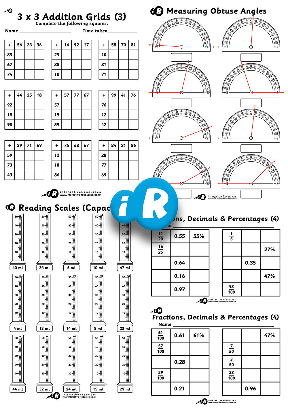 Pimary Worksheets